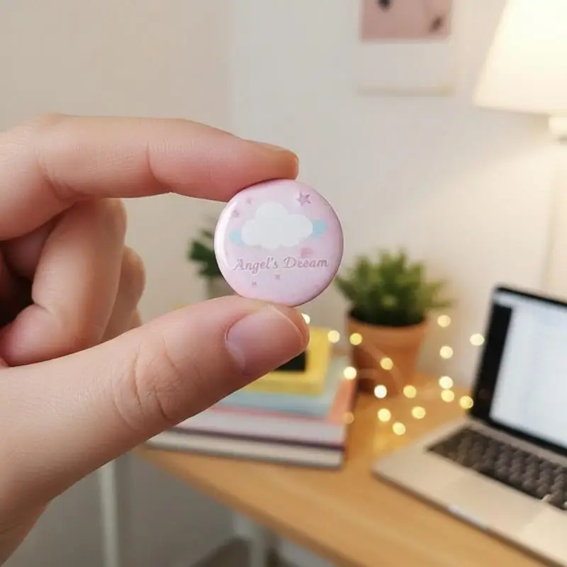 6Pcs 25mm Mini Cartoon Button Badge Set Kawaii DIY Brooch Pins Decor for Backpack Jacket Pencil Pouch Gift