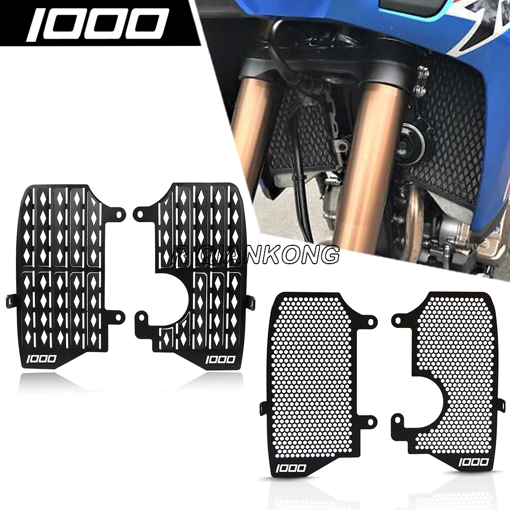 

Radiator Guard For Honda Africa Twin 1000 L CRF1000L Adventure Sports Radiator Grille Cover Guard Protector 2016 2017 2018 2019