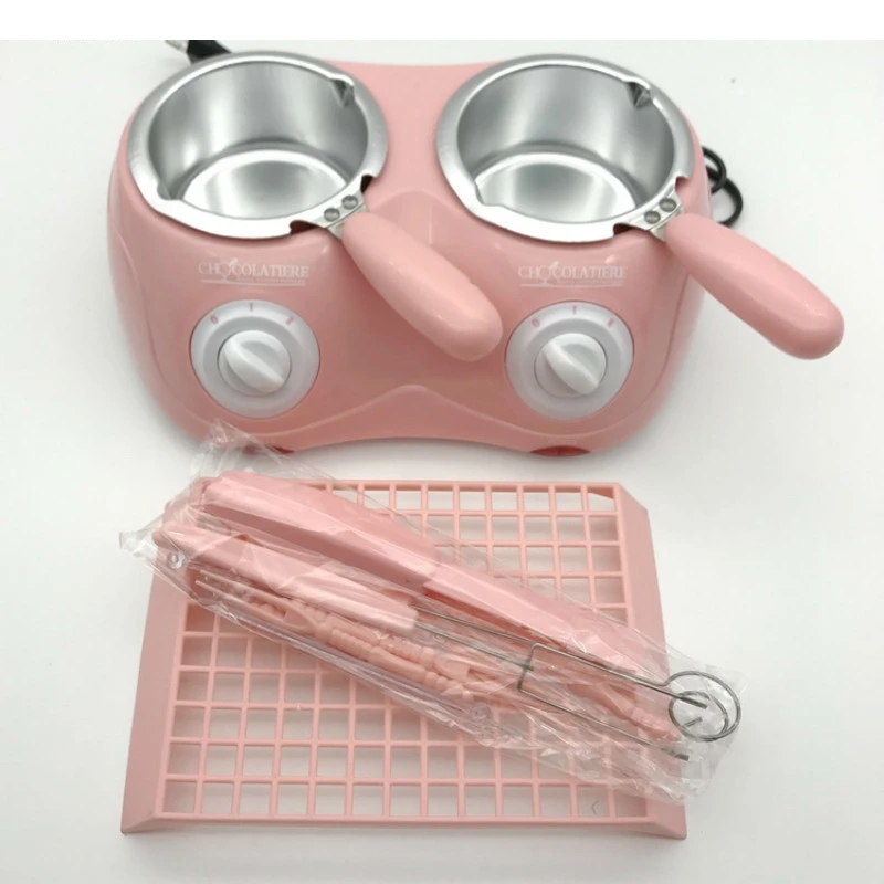 

Плавильный котел для шоколада, электрический нагревательный фонтан для конфет и масла, кухонный фонтан «сделай сам» с формой в форме сердца для изготовления мыла