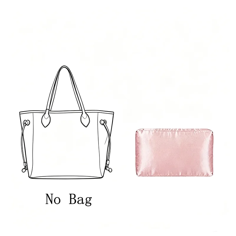Pure Handmade Silks Bag Pillow Fabric Support Lining For LV Neverfull Handbag Anti Deformation Collapse Bag Organizer