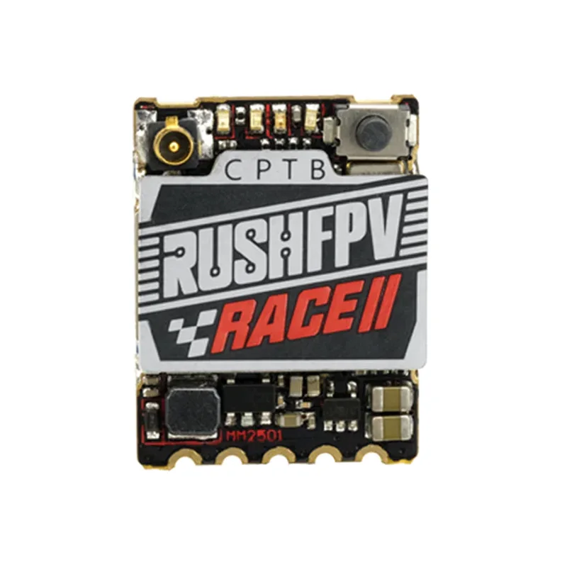 FPV 드론 항공기용 RUSH TANK RACE 2 RACE II 5.8G, 48CH PitMode, 25mW, 100mW, 200mW, 최대 조정 가능 스마트오디오, FPV VTX 20x15mm