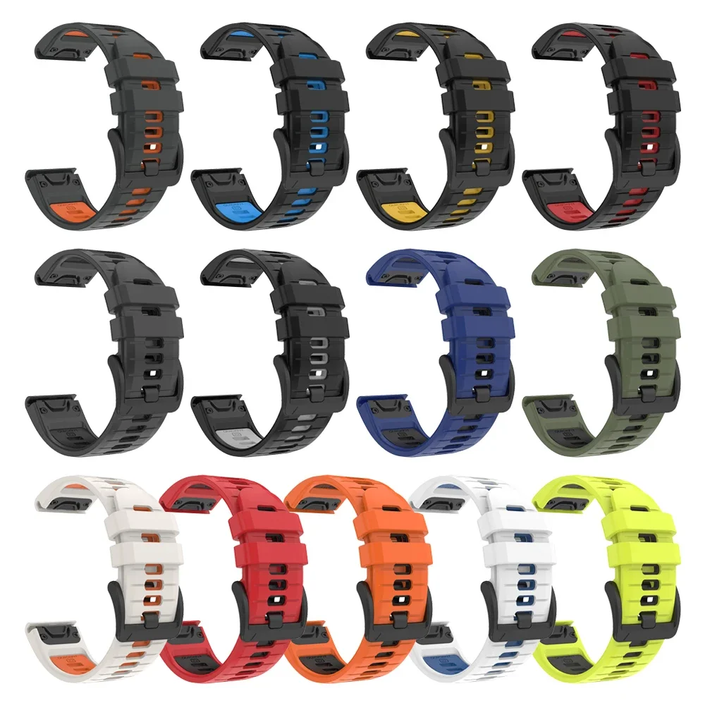 22mm 26mm Sport-Silikonarmband für Garmin Enduro/Epix Tactix 8 Instinct 3 Forerunner 970/Fenix 7X/7 8 PRO 8x QuickFit Uhrenarmband – Detail 35