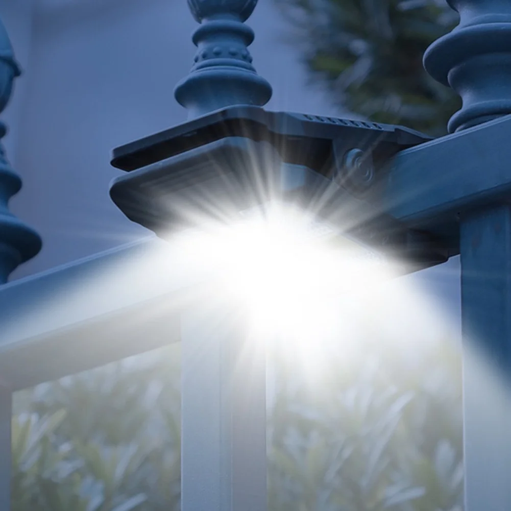 Solar Clamp On Sensor Lights Outdoor Garden Waterproof Work Light Camping Lamp Fence Walls Led Lamps Smart Sensor Light
