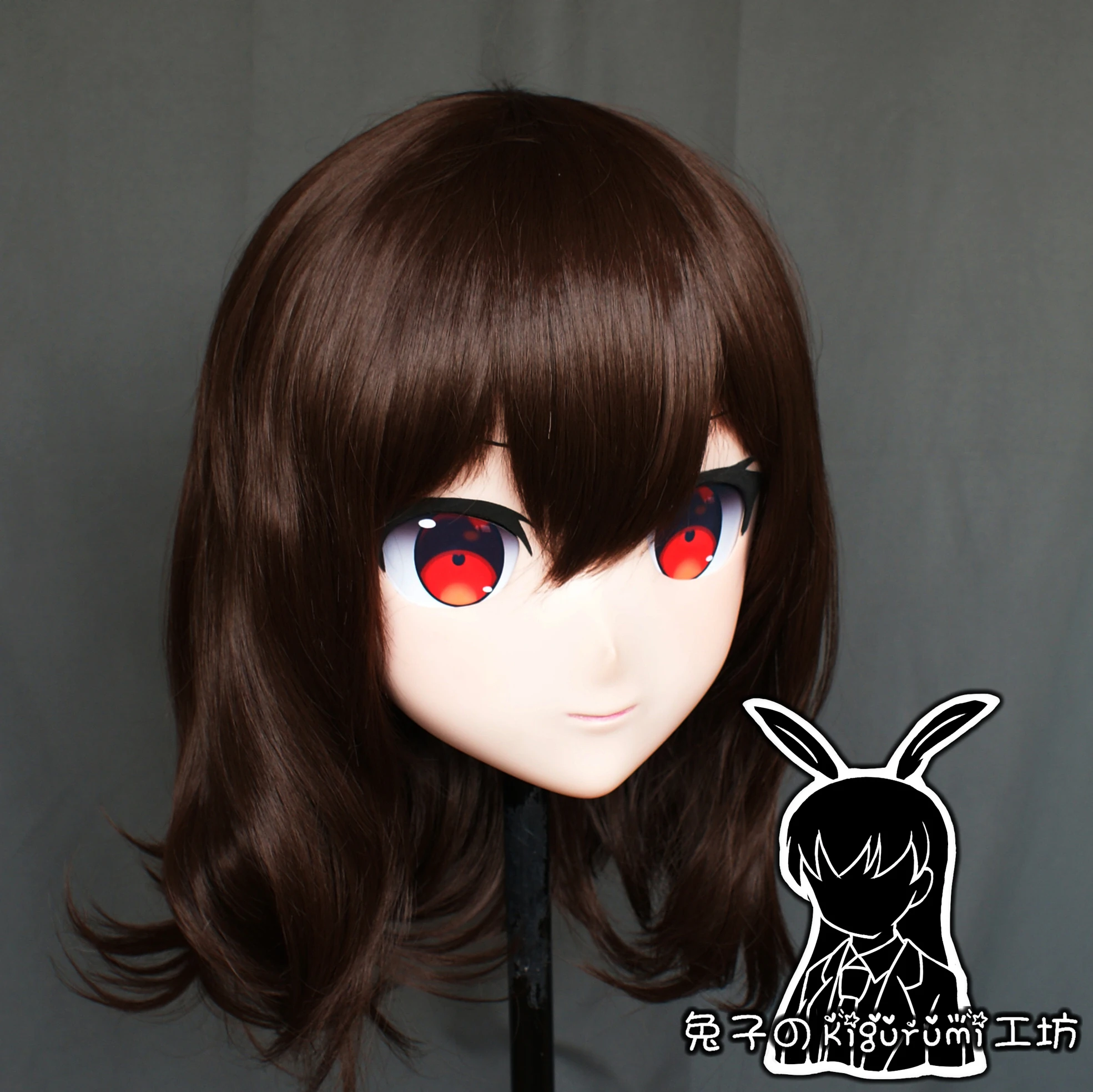 (RB685) Wysokiej jakości ręcznie robiona maska kigurumi z żywicy, postać z japońskiego anime/kreskówki, cosplay dla kobiet/dziewcząt