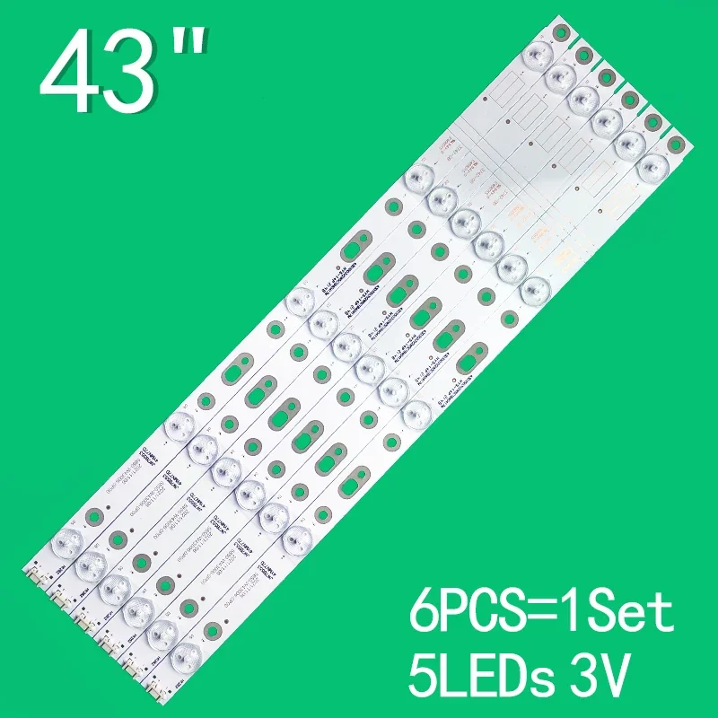 

LED Backlight for 43G6A 5850-W43006-0P00 5835-W43006-0P005 43E4600 43G4600 JL.D43052330-163AS-M_V01