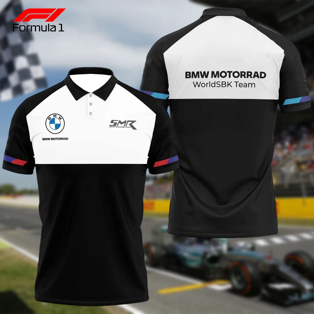 

Classic BMW Motorcycle Riding Polo shirt for Daily Outdoor Motorcycle Racing Training Breathable Sweating Comfortable Top