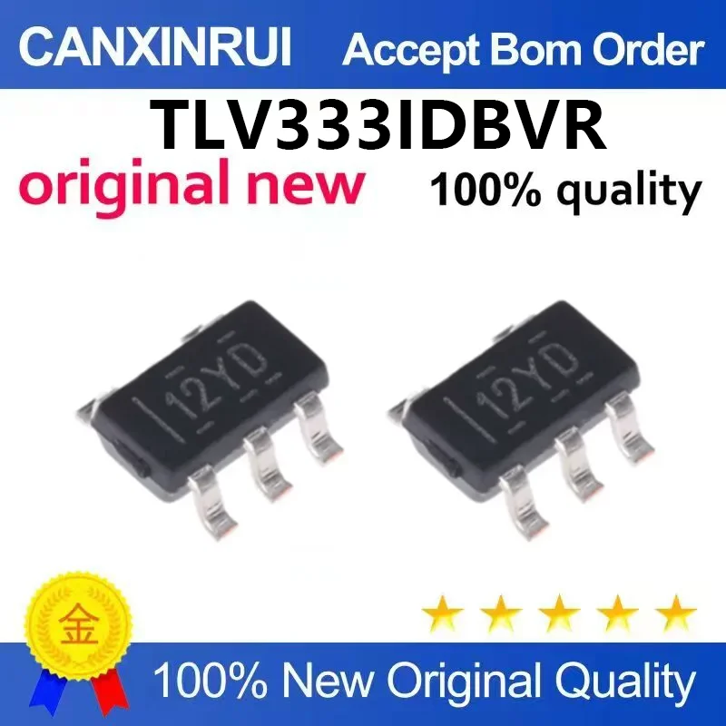 （5pcs-100pcs）Original genuine TLV333IDBVR package SOT23-5 zero drift CMOS operational amplifier chip