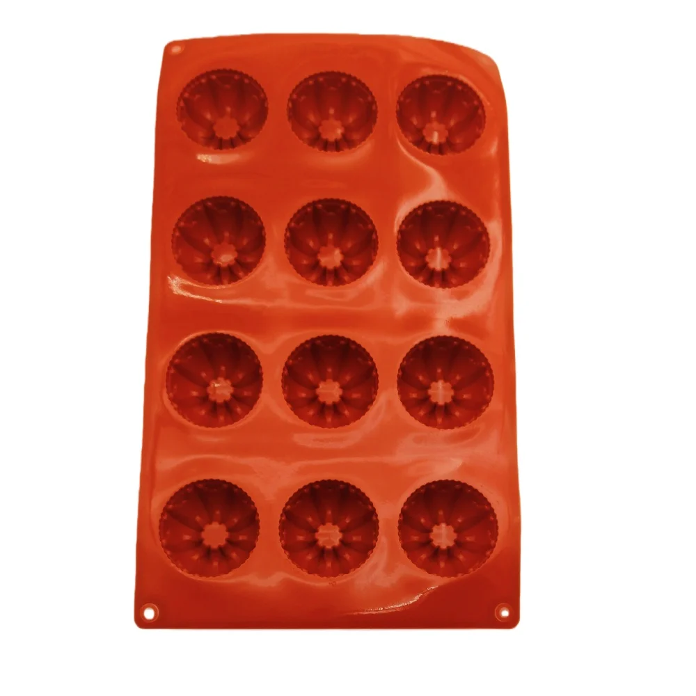 

New Arrival 12 Hole Cloud Shape Silicone Cake Mold Jelly Pudding Chocolate Mold Crown Castle Mousse Dessert Pastry Baking Tools