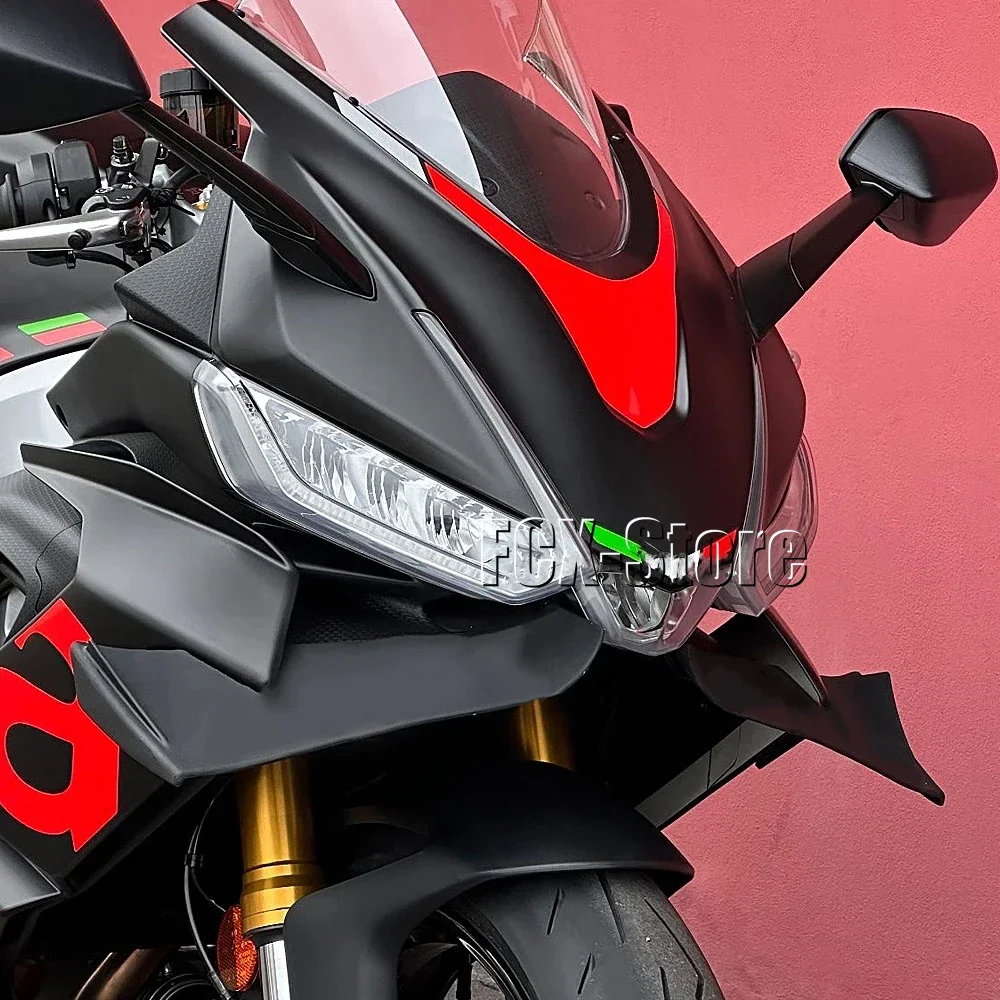 New Motorcycles Accessories Carbon fiber Fairing Winglet Aerodynamic Wing Kit Spoilers For Aprilia RS660 RS 660 rs660