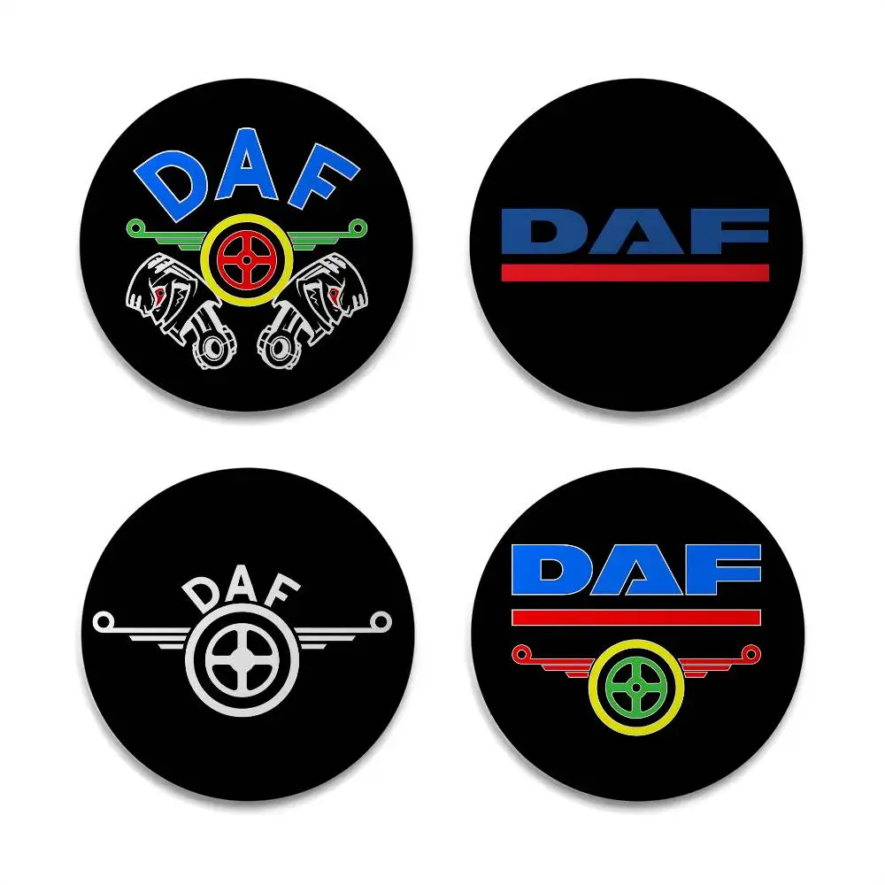 D-DAF شاحنة شعار شارات مستديرة رائعة شارة دبابيس دبابيس الإبداعية للملابس قبعة ظهره هدية الملحقات #1