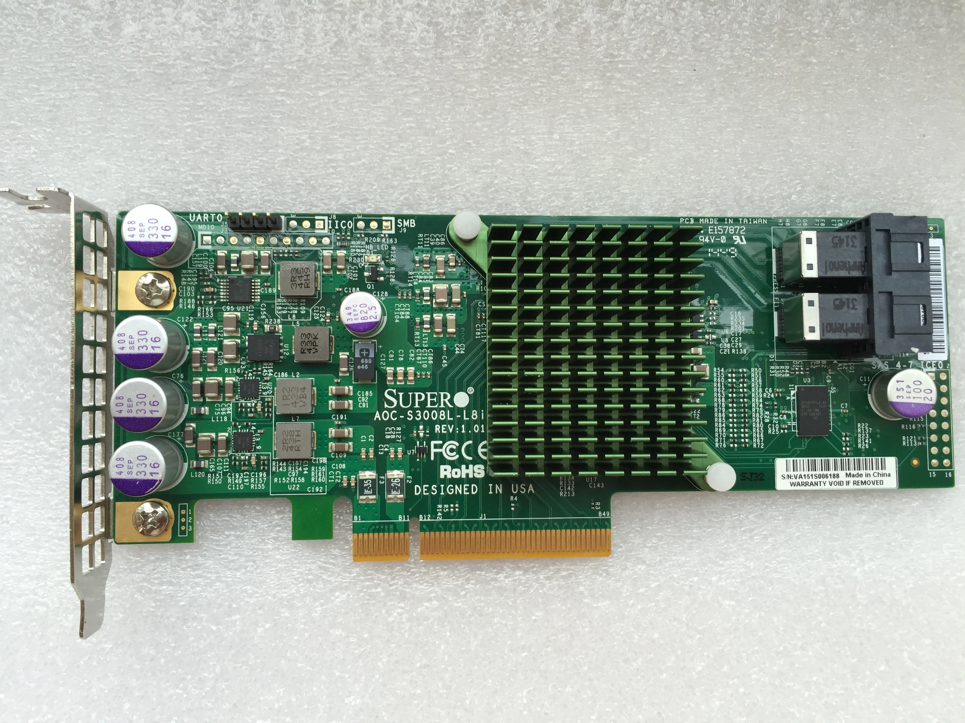 RAID Adapter for SuperMicro AOC-S3008L-L8I 12Gb/s 8-Port SAS card