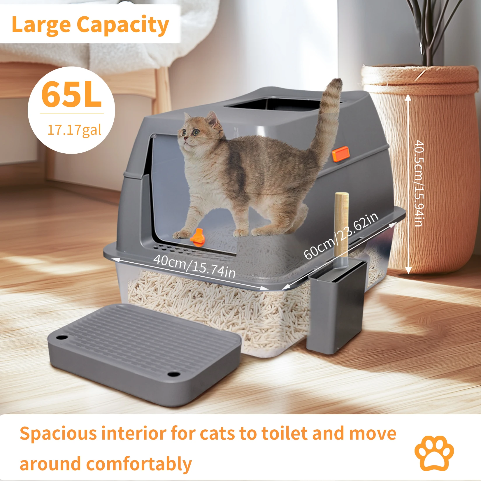 Thumbnail 4 - #22 Ranked Cat Litter Trays Picks in 2026