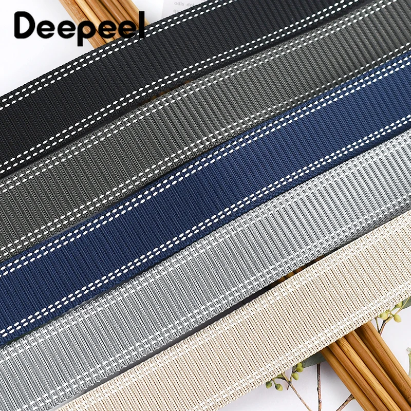 

2/5Meters Deepeel 38mm Polyester Webbing Thicken Canvas Ribbon Bags Backpack Strap Pet Rope Belt Clothing DIY Sewing Accessories