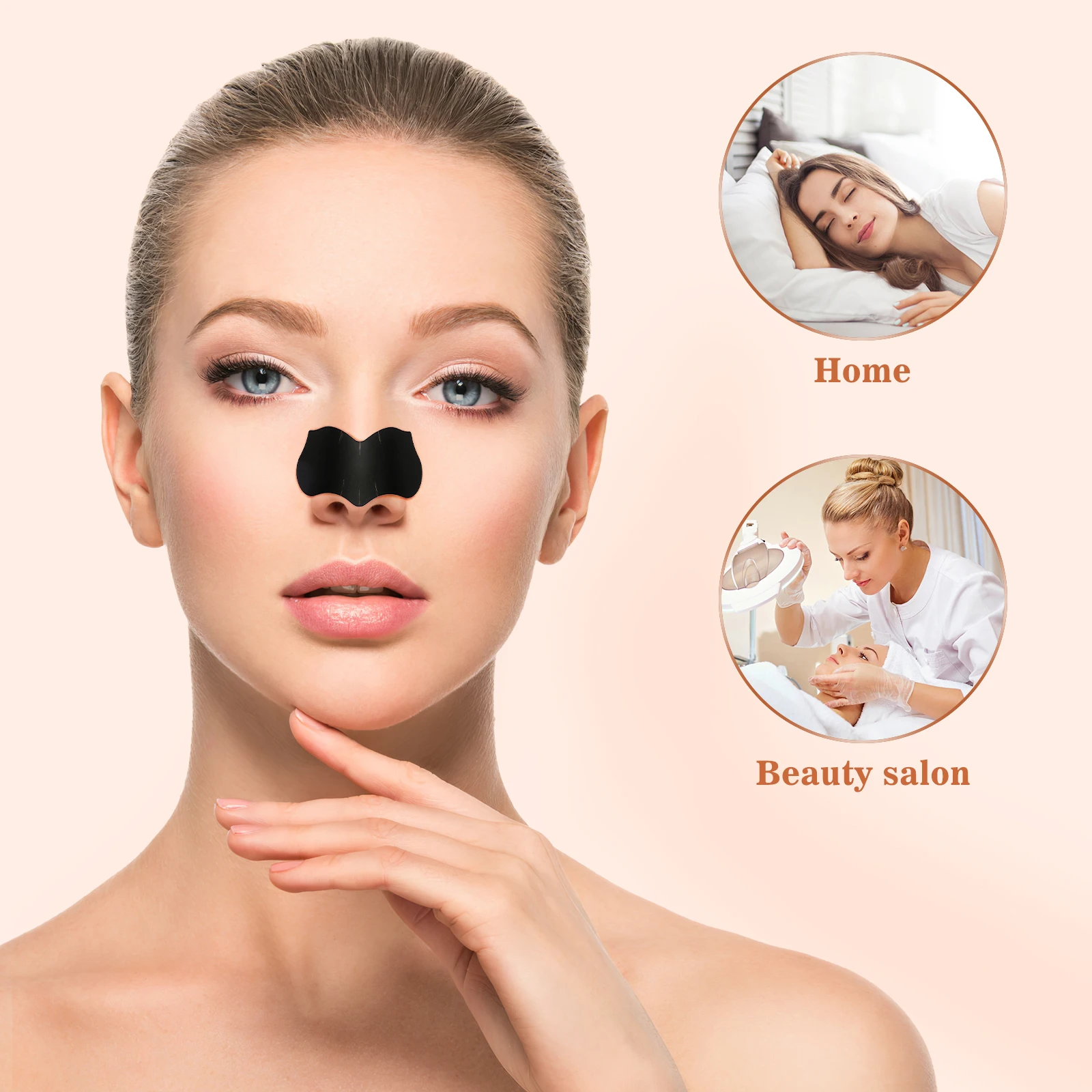 

12pcs Blackhead Removers Nose Cleansing Masks Strips Peel Off Deep Pore Cleanser Extra Oil Absorber Activated Charcoal Skin