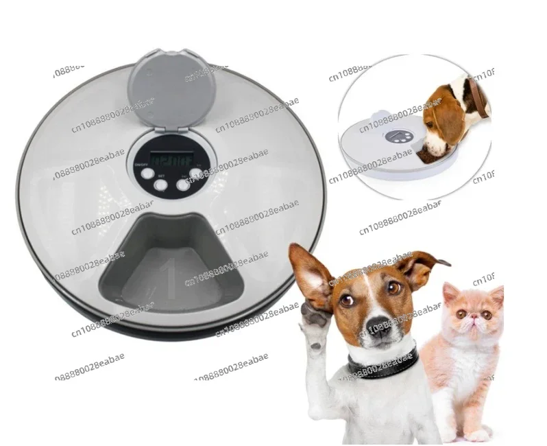 Smart Automatic Programmable Timer Dry and Wet Food Dispenser Auto Timed Pet Feeder for Cat and Small Medium Dog