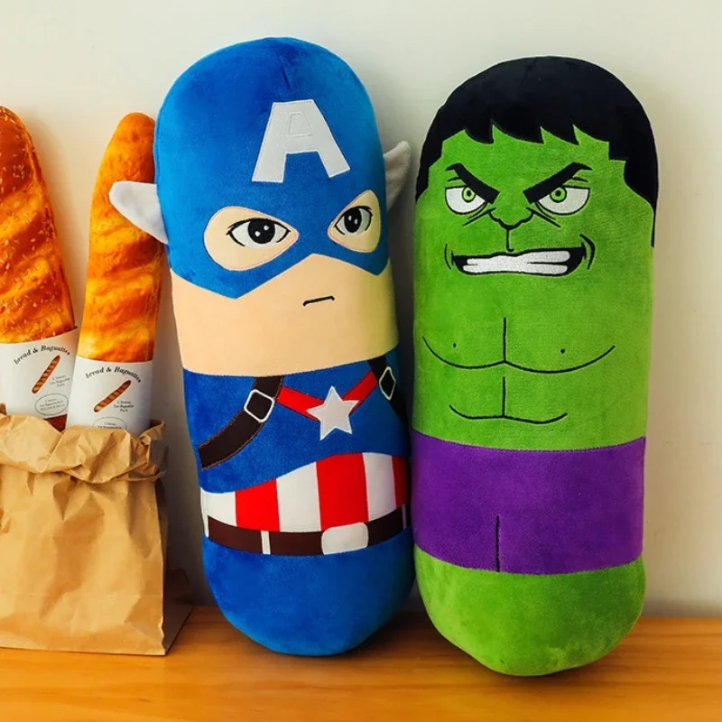 

50cm Spider Man Hulk Captain America Plush Toy Iron Man Pillow Doll Soft Fill Toy Children's Birthday Christmas Gift