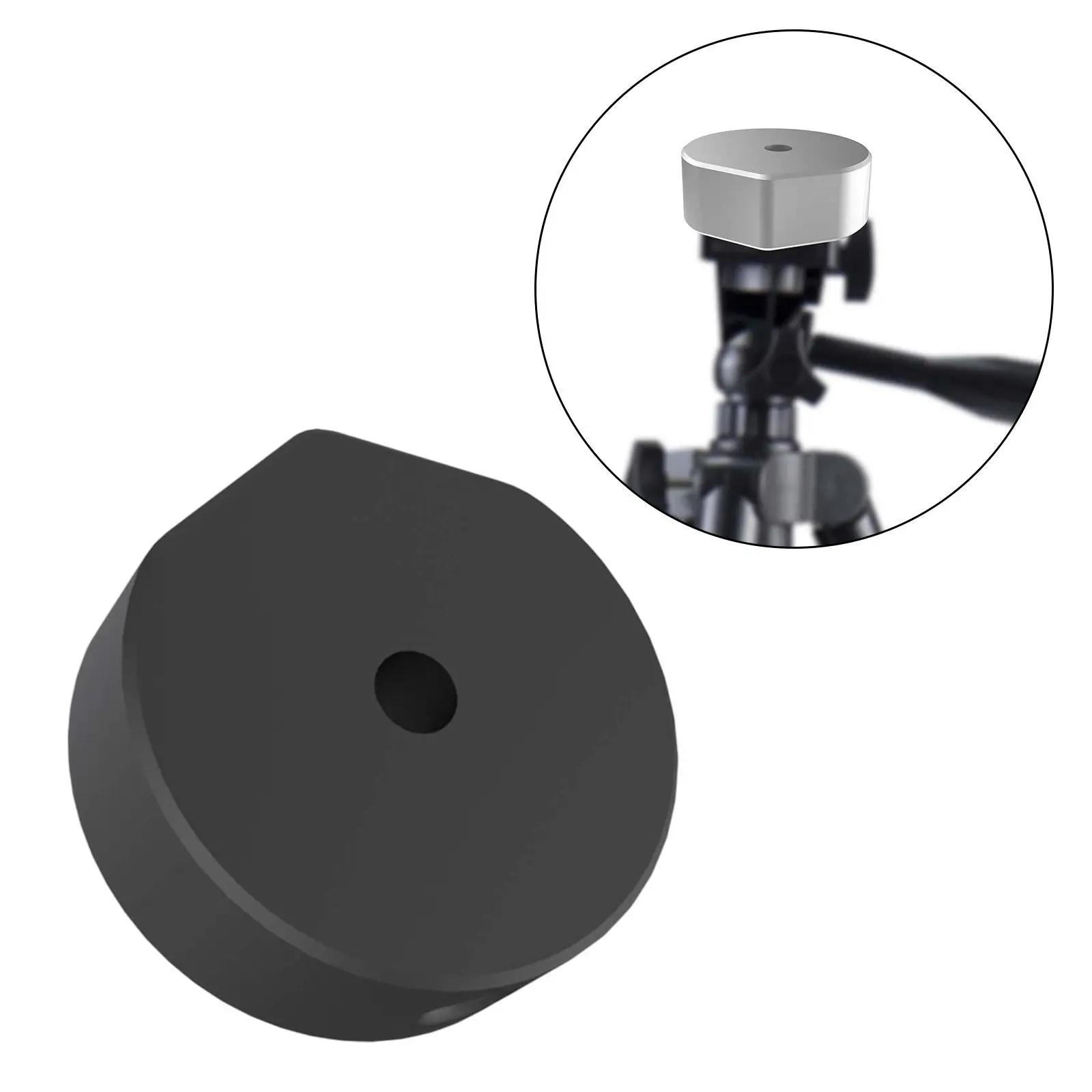 Adaptador de trípode Resistente al desgaste Práctico, resistente, aleación de aluminio de alto rendimiento Roscado de 1/4"