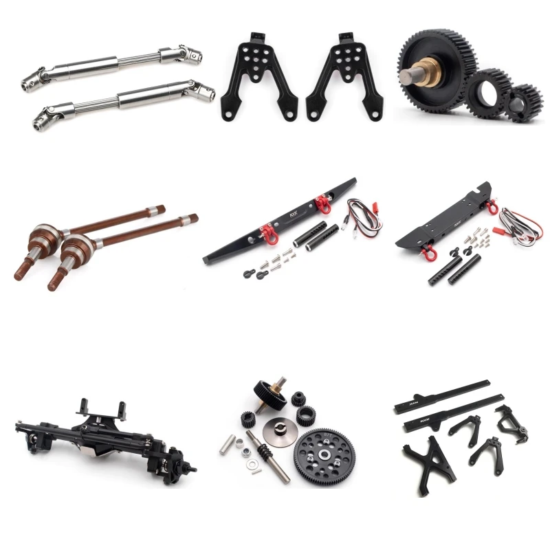 Option parts accessories for Axial scx10 Chassis upgrades 1/10 RC Crawler car