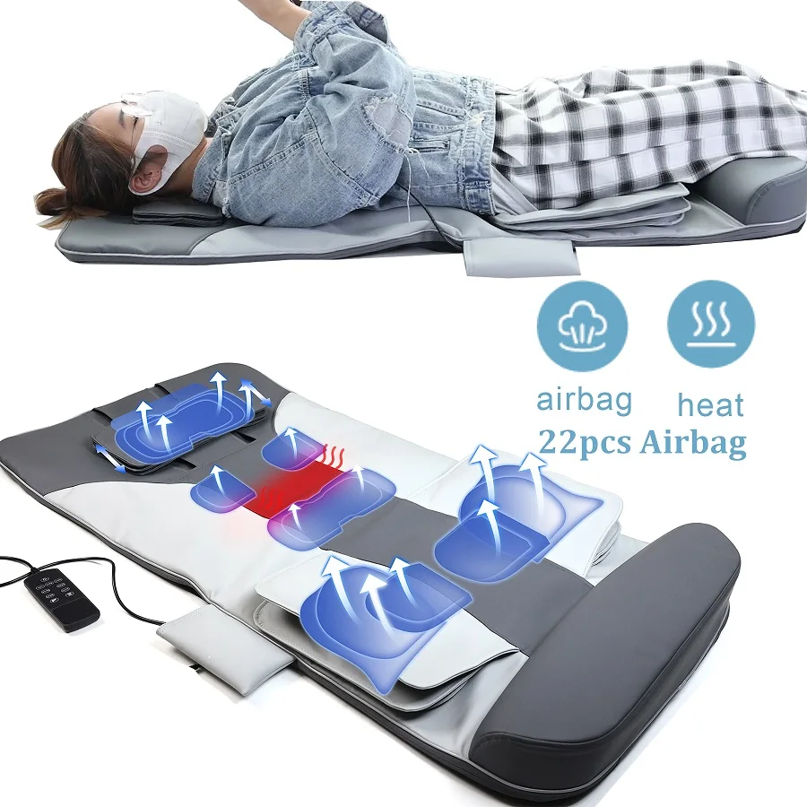 Emulate Yoga Style Stretches Clip Buttocks Airbag Electric Multifunctional Shiats Whole Full Body Back Japan Massage Pad For Bed