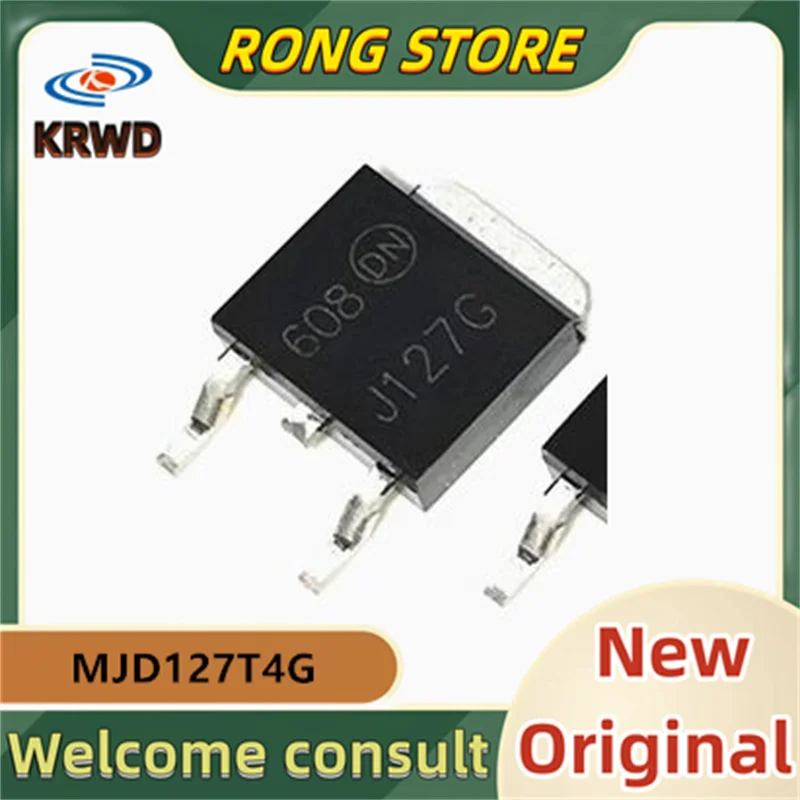20pcs J127G MJD127T4G TO-252 100V 8A  New and Original