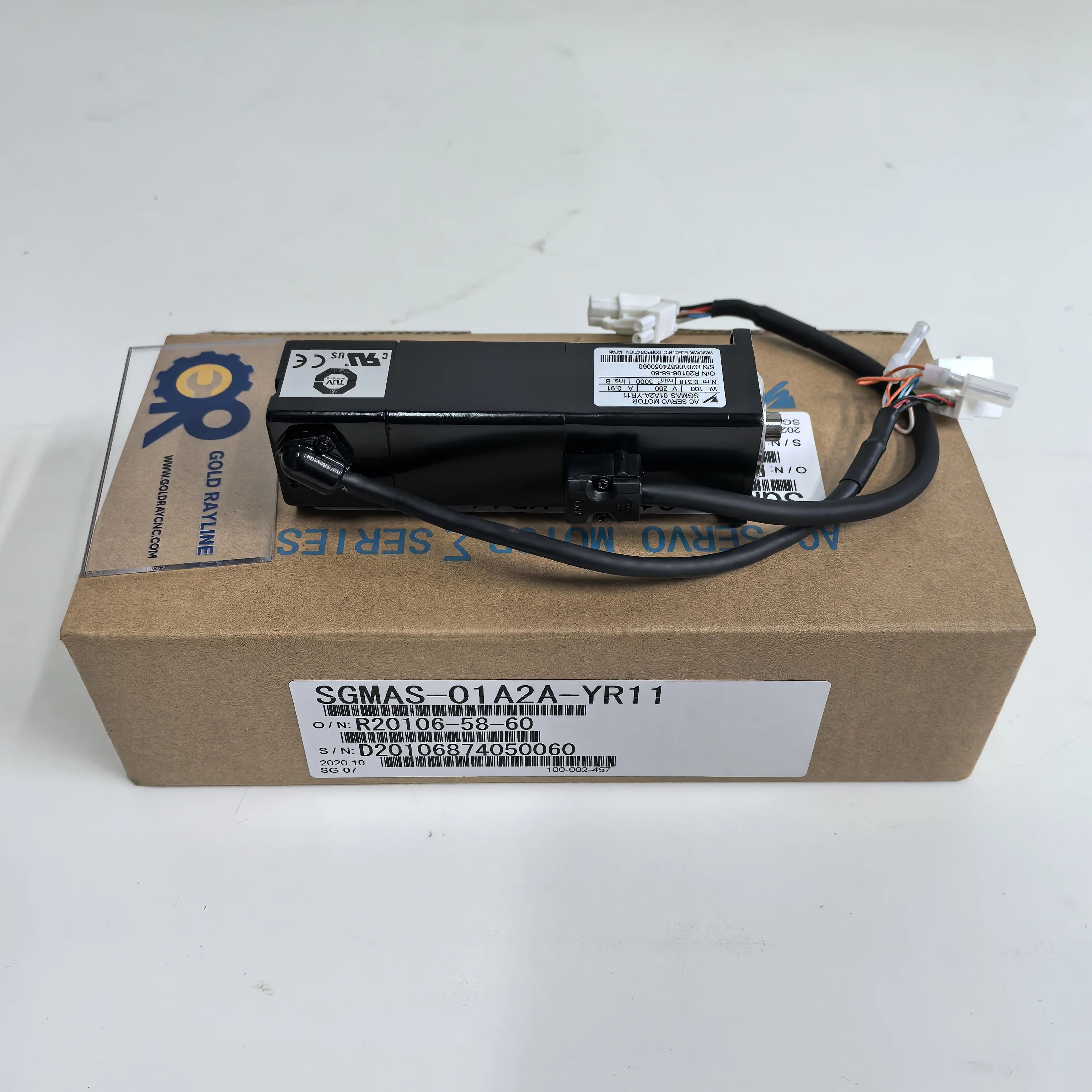 New In Box SGMAS-01A2A-YR11 Yaskawa Servo Motor In Stock