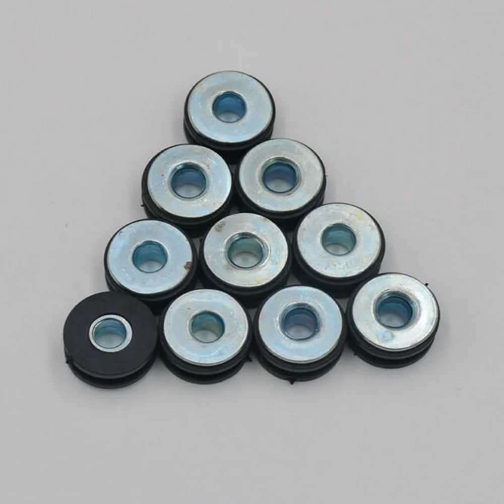 Parts Rubber gasket Replacement Motorcycle 10PCS/kit Accessories Black For Honda/Suzuki/Kawasaki/Fairing Useful