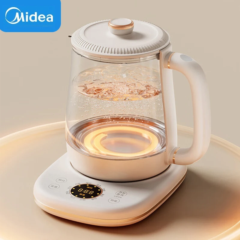 

Midea 1.5L Electric Kettle Multifunctional Flower Teapot Home Health Tea Maker Pot Office Hot Kettle Adjustable Firepower 220V