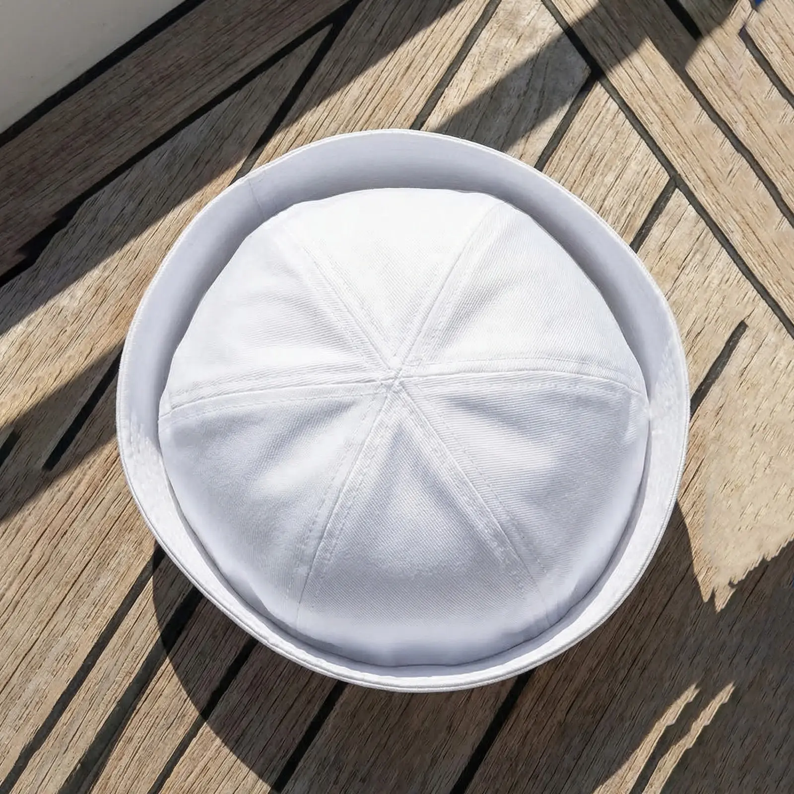 5 Pcs White Sailor Hat Navy Captain Yacht Hat Halloween Party  Costume Sailor Cap For Dressing Up Cosplay Captain Hat