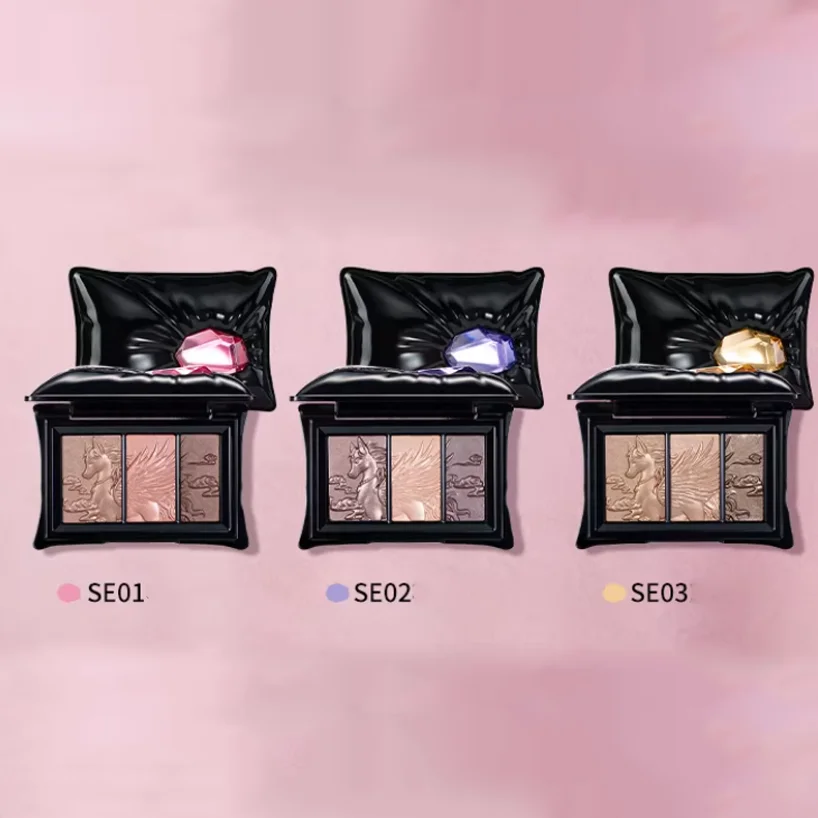 Chéeryep Glitter Eyeshadow Palette Highlighter Pigmented Neutral Browns Shimmer Finishes Professional Eye Shadow Cosmetics