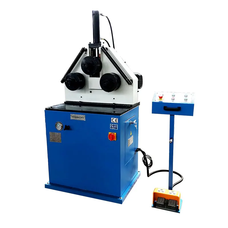 High precision circular bending machine HRBM40HV hydraulic round sheet metal profile bending pipe bender