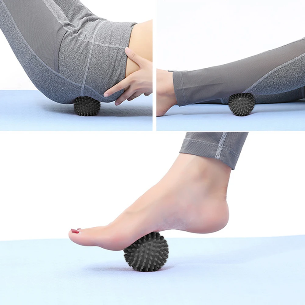 Spiky Massage Ball Compact Muscle Roller High Density Foot Massager Ball Trigger Point Massager Ball for Plantar Fasciitis