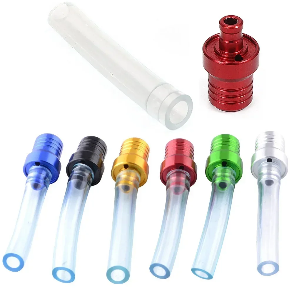 NEW Motorcycle Single Way Valves Gas Fuel Cap Oil Air Vent Breather Hoses for Motocross ATV Quad Dirt Pit Bike Fuel Tank Pipe