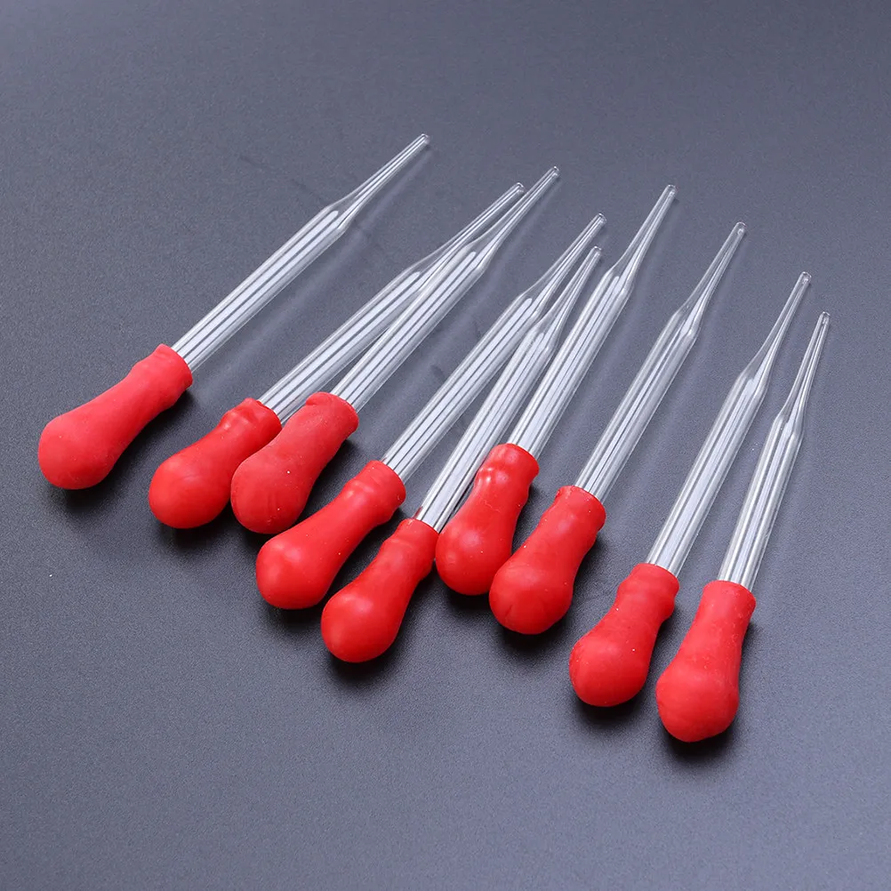 13Pcs Silicone Glass Dropper Set Portable Lightweight Lab Pipette for Home School Science Experiments Eye Dropper Chemical view 2