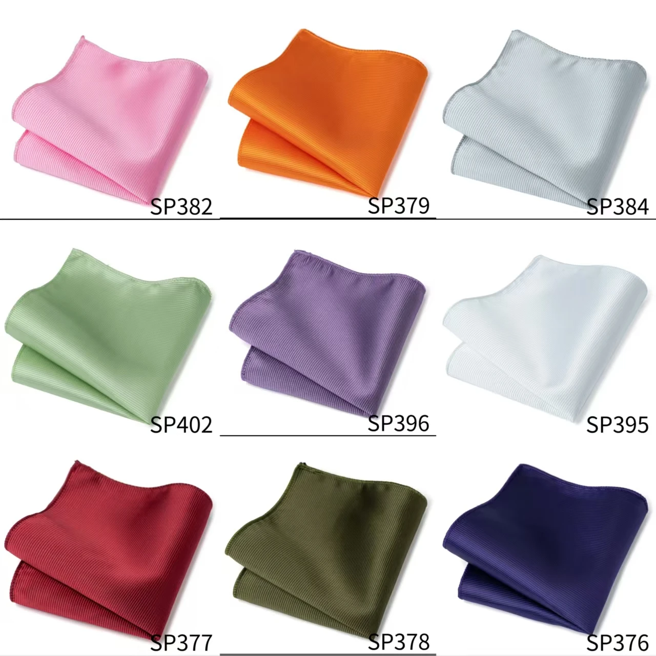Solid Color Men's Suit Pocket Square, a Must-Have for Business and Parties