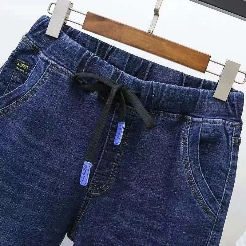 Women Jeans S-5XL Spring Autumn Casual Stretch High Waist Denim Pants Ladies Vintage Harem Trousers Vaqueros Mujer