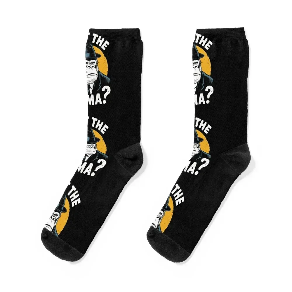 

Funny What The Sigma Ironic Meme Brainrot Quote Socks snow Climbing sheer Ladies Socks Men's