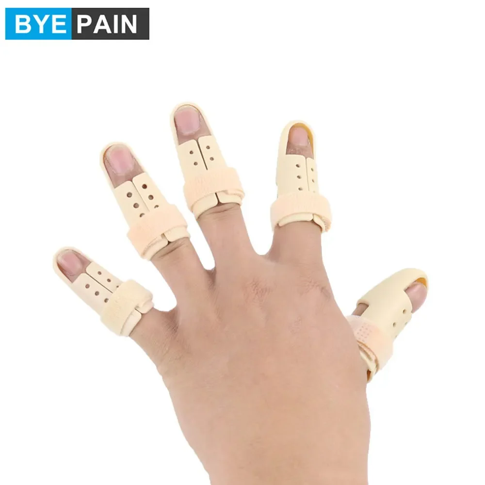 

1Pcs BYEPAIN Plastic Finger Support Thumb Injury Splint Finger Splint Mallet Protector for Basketball Fixed Finger Cover