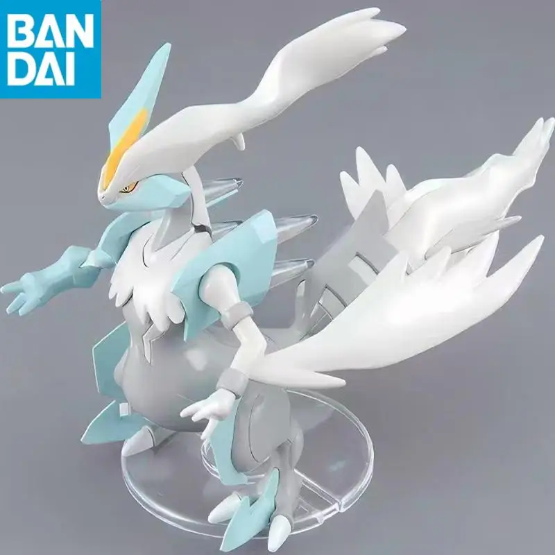 本物のバンダイナムコ在庫ポケモンブラックホワイトキュレムレシラムゼクロム組み立てモデル DIY コレクター置物おもちゃキッドギフト