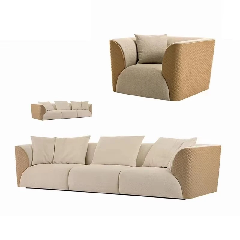 di-Home Furniture Apartment Villa Luxury Velvet Sofa Set Living Room Sofas&
