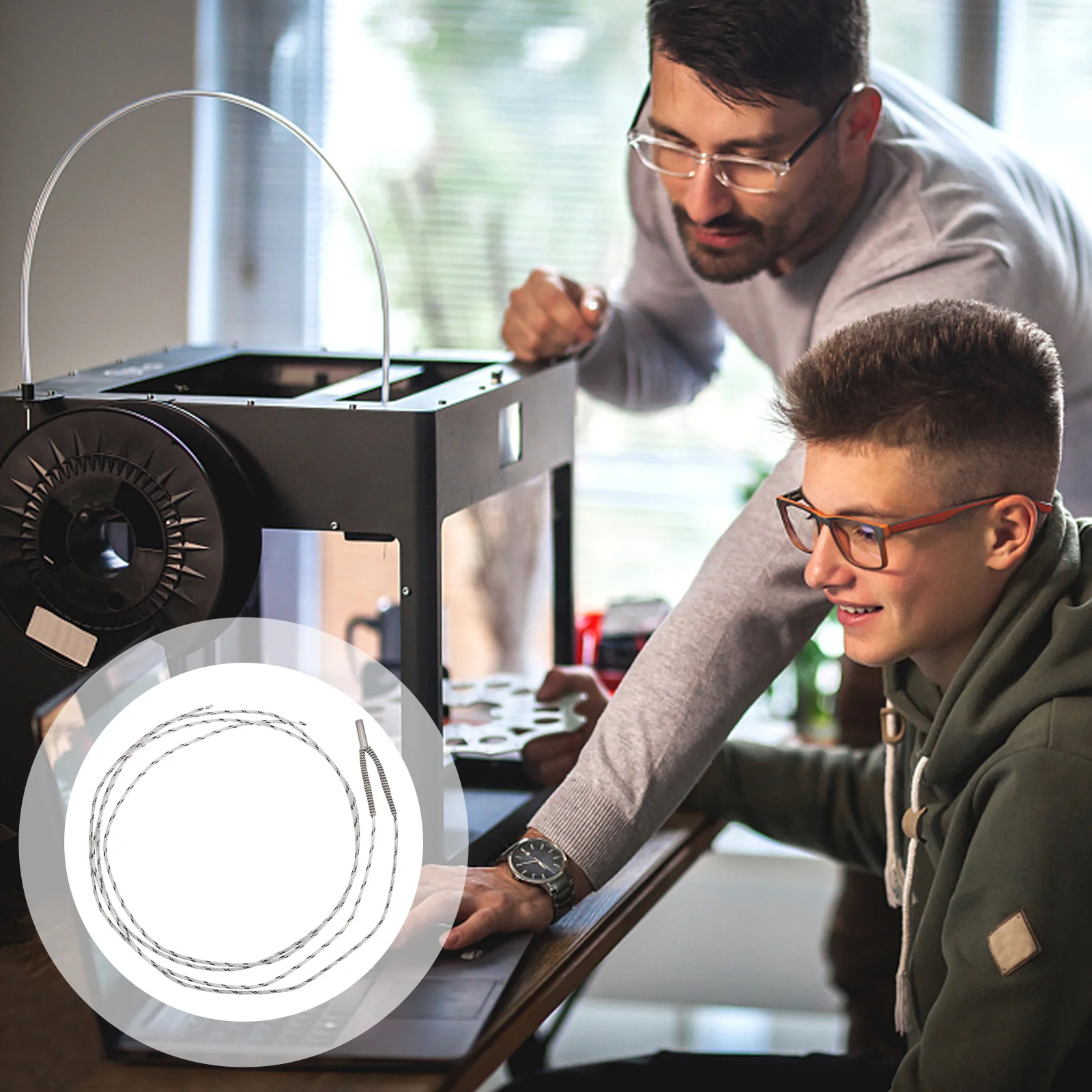 

5Pcs Single Head Heating Rod 24V 50W Stainless Steel Printer Heating Tube Cartridge Heater for 3D Printer Accessories Practical