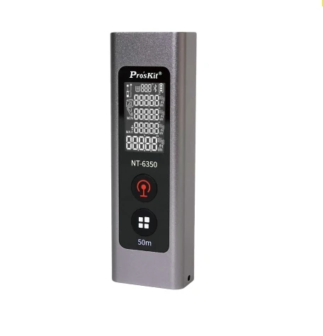 Pro'skit NT-6350 Laser Distance Meter with 50 Meters Outdoor Engineering Construction Decoration Measuring Room Electronic Ruler