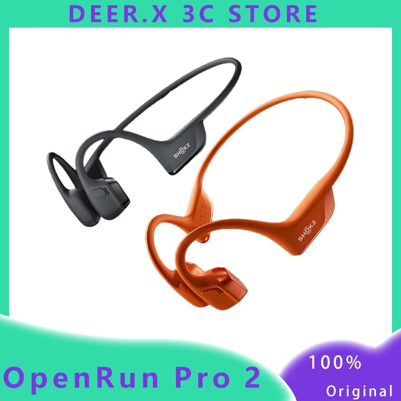 

SHOKZ OpenRun Pro 2 S820 Bone Conduction Bluetooth Earphones Waterproof Open Sports Running Earphones Custom EQ Equalizer