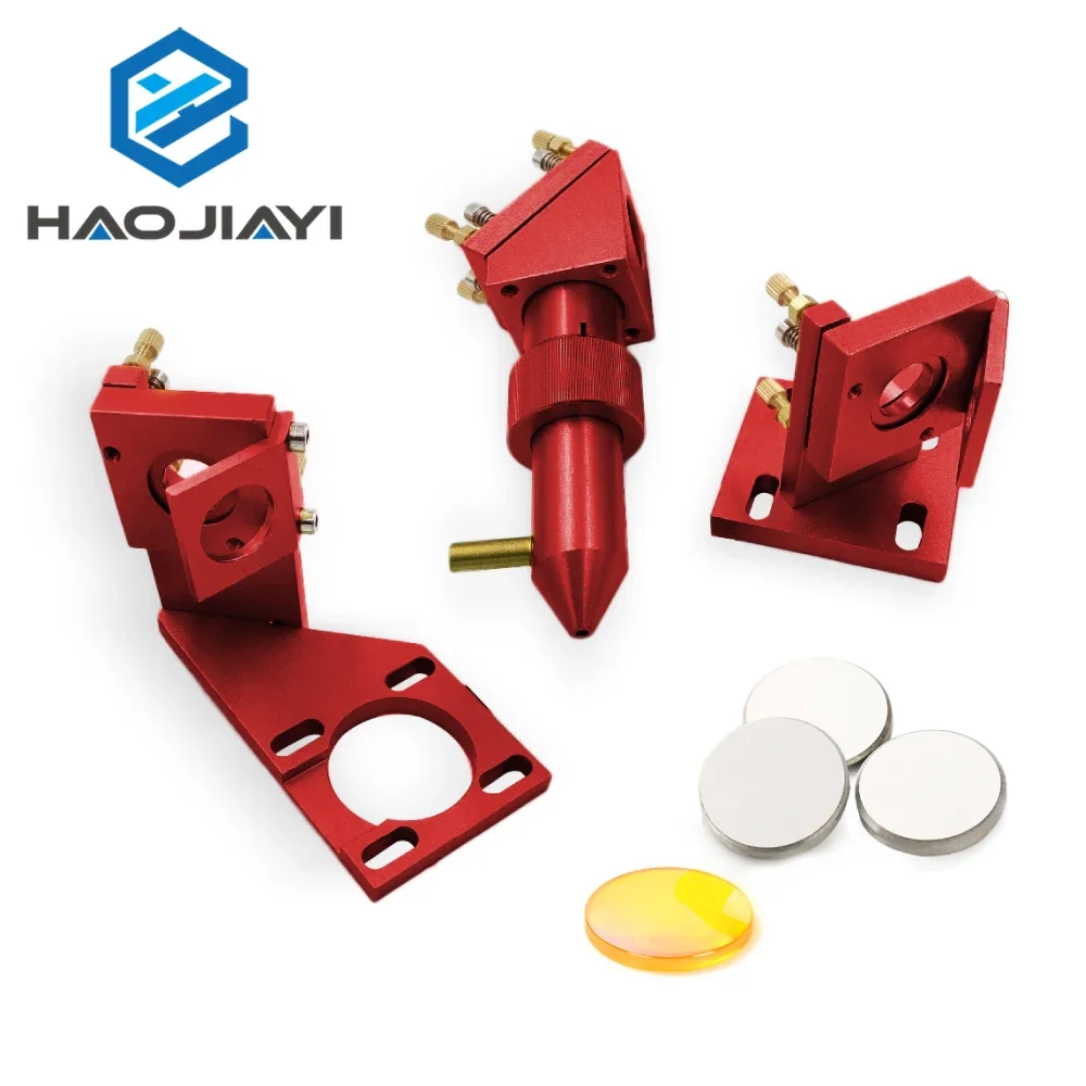 

CO2 Laser Head Set Lens Dia12/18/20mm Mirror Dia 20mm for 2030 4060 K40 Laser Engraving Cutting Machine