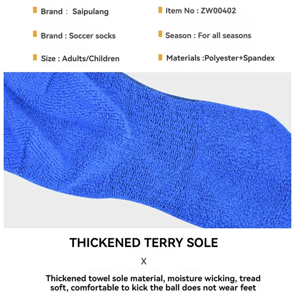 Loogdeel 26-45 Bambini Calcio per adulti Sport Calzini lunghi al ginocchio Bambini Calcio Baseball Adulti Legging Calze Calzino sportivo per bambini