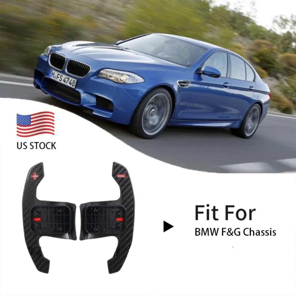 Carbon Steering Wheel Paddle Shifter For BMW F&G Chassis F30 F10 G20 G30 F20 F21 F31 F34 F32 F15 F07 F82 G21 G22 G87 G80 G82 G87