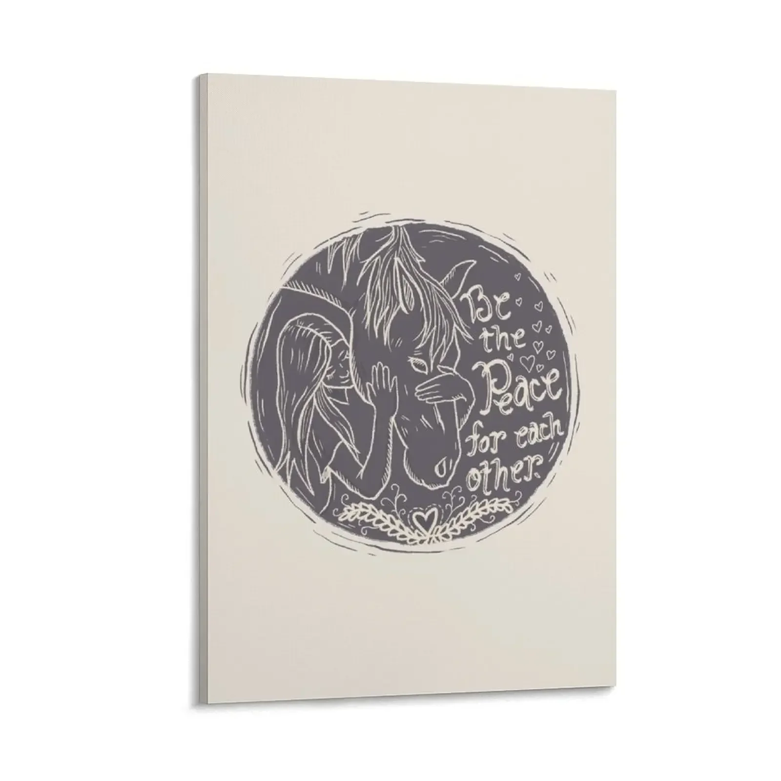 

Be the Peace for Each Other Canvas Painting decor Paintings on canvas for living room poster office decoration
