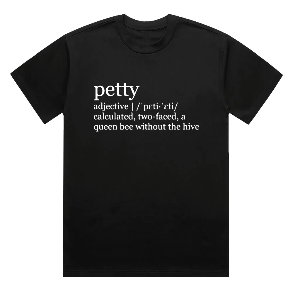 Freya Skye Petty Tee Oversize Graphic T Shirt Men Fashion Casual Cotton Clothes Comfortable Loose Short Sleeve Casual Streetwear