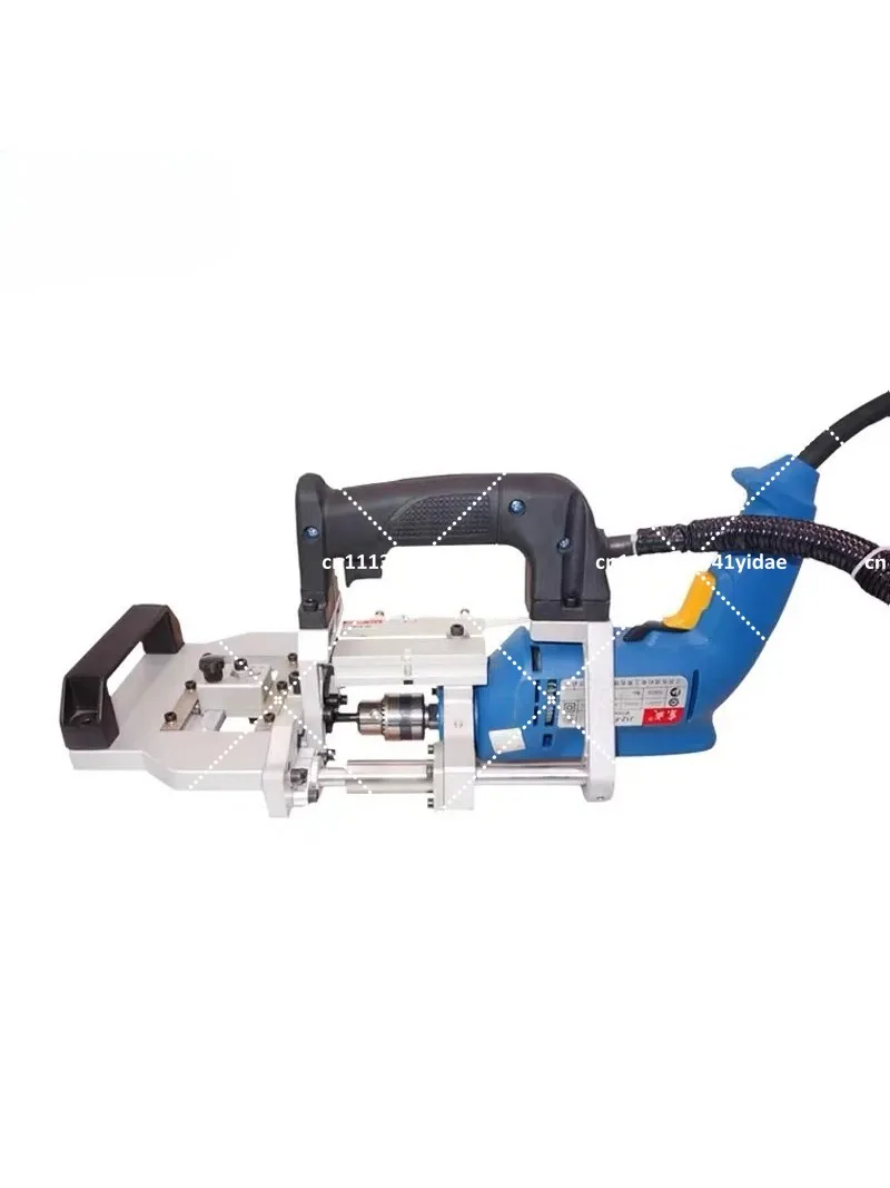 220V 500W Portable Pneumatic Woodworking Drilling Tool Horizontal Drill Side Hole Punching Machine for Wood Processing