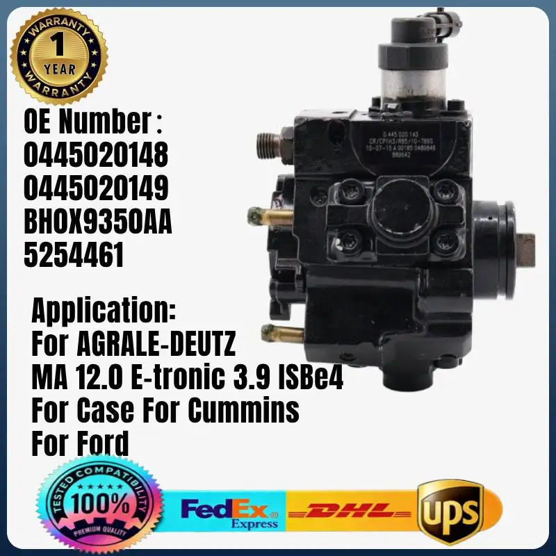 Bomba de Inyección de Combustible 0445020148 0445020149 BH0X9350AA 5254461 para AGRALE-DEUTZ MA, para Case, para Cummins, para Motor Ford de 3.9 Litros