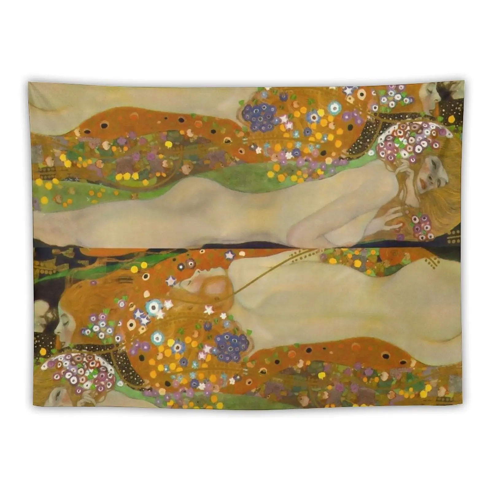 

Gustav Klimt Water Snakes II Tapestry Wall Hanging Wall Room Decoration Korean Style Decoration Room Tapestry